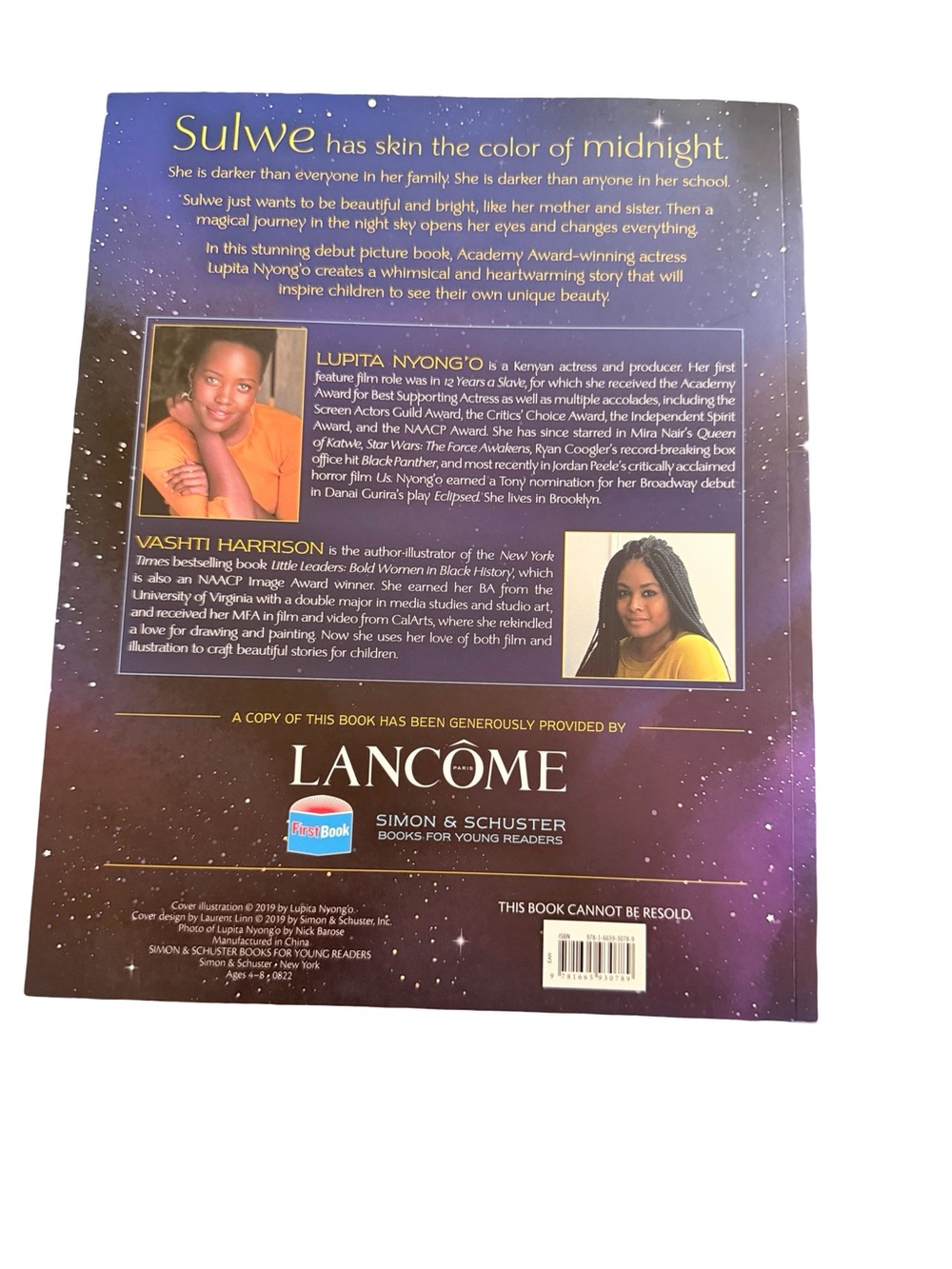 Sulwe by lupita nyong’o -paperback children’s book - special edition - Picture 2 of 5